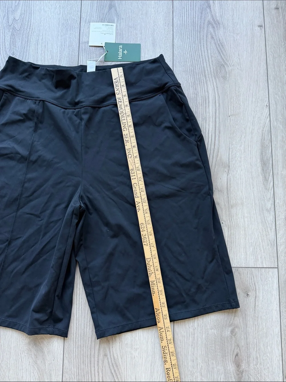 Halara Shorts Soflyzero Airy NWT Women’s XL Black Vacation Travel Athleisure